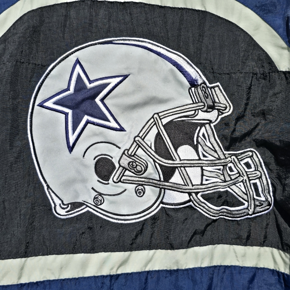 Vintage Dallas Cowboys Jacket Mens XL NFL Football Logo Athletic Pro Line 90s - Picture 10 of 16